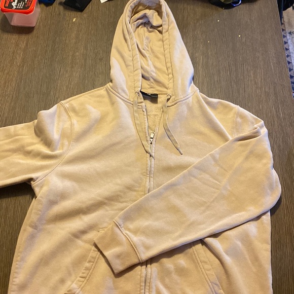 Beige H&m zip up hoodie - Picture 1 of 2